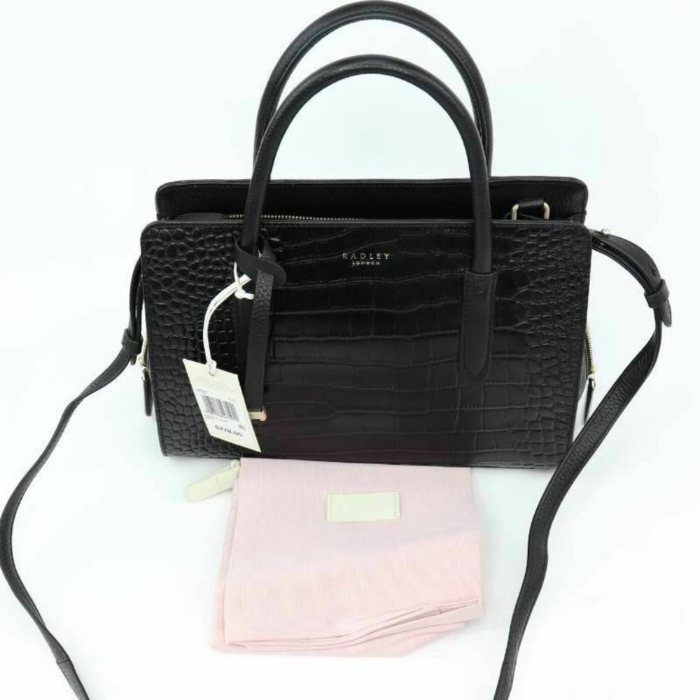 Radley Womens Liverpool Street Satchel Handbag Bla - Picture 7 of 9